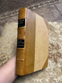 《兰姆生平文集》Life and Works of Charles Lamb
常说诗歌读济慈，小说读毛姆，散文读兰姆 ，“清代有一种白玉腰牌不刻画不刻字，玉质上好，框纹精致，叫平安无事白玉牌，兰姆文章正是平安无事白玉牌，笔头无事，笔底温润 ” — 董桥
明黄真皮装帧，竹节背压花烫金，丝绸底面，顶金侧底毛边。全套六册，包括伊利亚随笔等著名篇章。