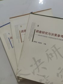 调查研究与决策参考（共三册）