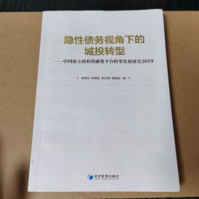 隐性债务视角下的城投转型--中国地方政府投融资平台转型发展研究2019