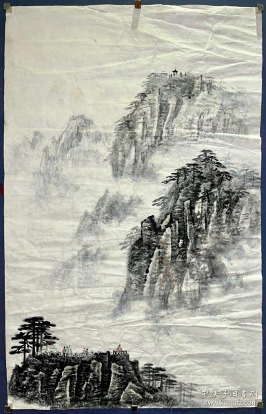 时期佚名 绘 山水画稿