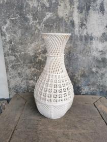 德化窑竹编花瓶