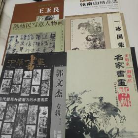 当代实力派名家系列.王玉良 张南山精品远 陈幼民写意人物 一冰国荣水墨小品 中华书画郭文杰专辑 名家书画专辑美术家刘继红 六本合售