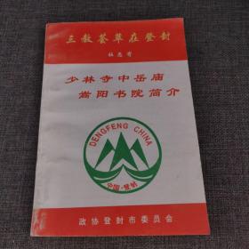 三教荟萃在登封
