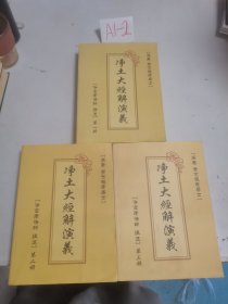 净土大经解演义 全三册