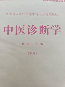 盲文版中医诊断学（上、下）