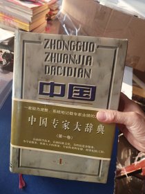 中国专家大辞典 一版一印内页干净整洁无写划很新，精装带护封，巨厚