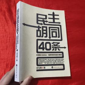 民主胡同40条：中国民主政治一般原理的随机阐释