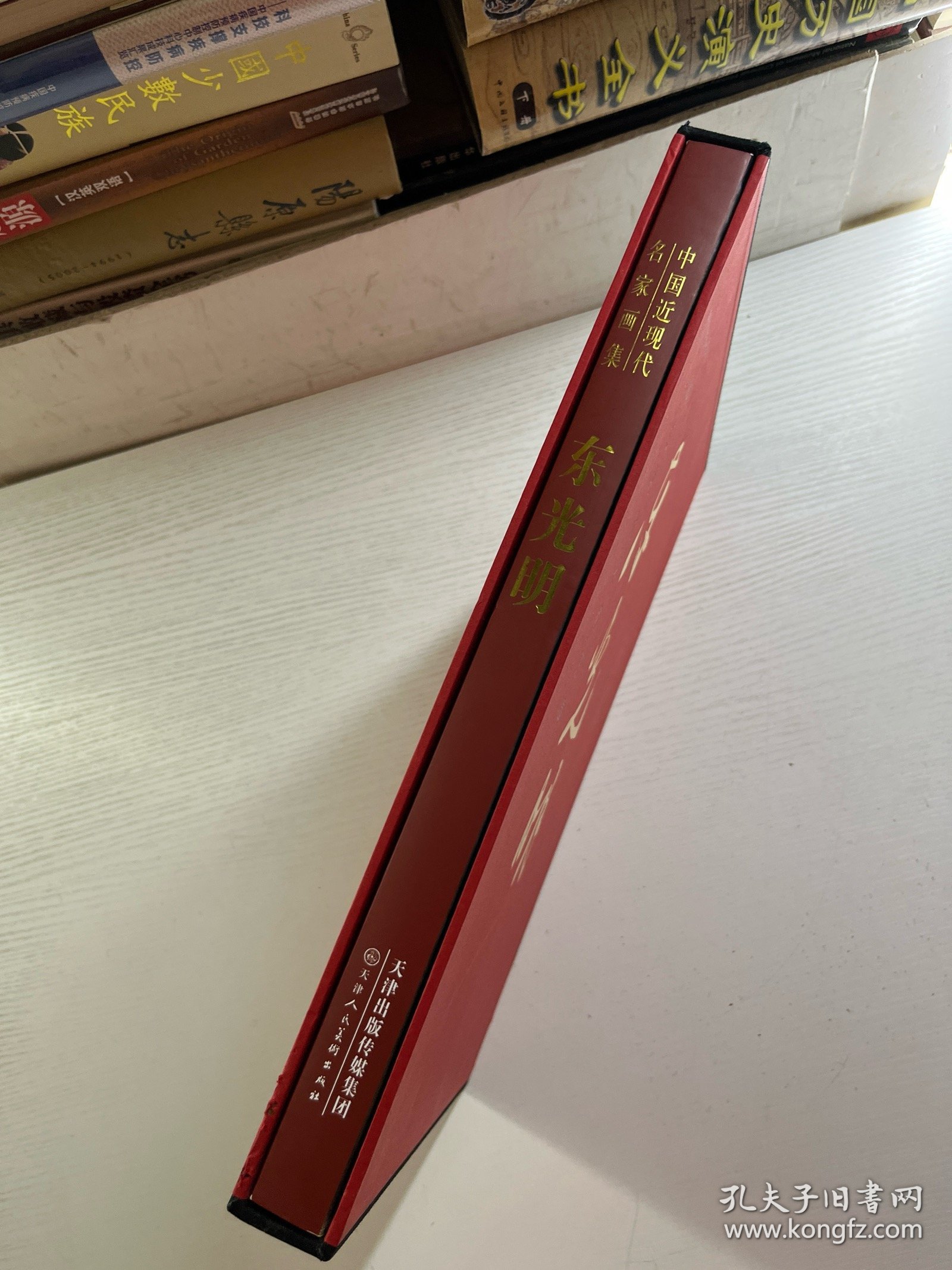 中国近现代名家画集 东光明（东光明签赠本）8开盒装）精装如图、内页干净