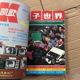 1982年年八十年代初期老杂志电子世界1-12期全年全套合订