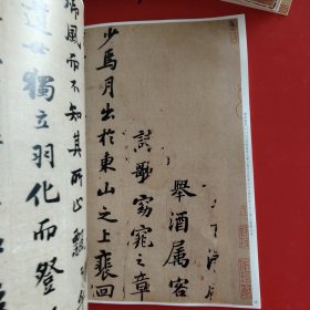 彩色放大本中国著名碑帖：苏轼书寒食帖赤壁赋