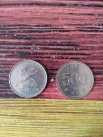 韩国500韩元硬币