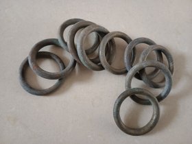 老铜环 10个一起价格 外直经3.5左右