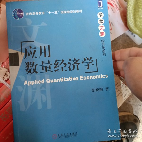 应用数量经济学/普通高等教育“十一五”国家级规划教材·华章文渊经济学系列