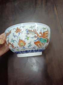 斗彩瓷碗