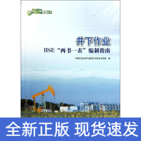 井下作業(yè)HSE“兩書一表”編制指南