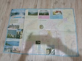 1997年牡丹江市交通旅游图