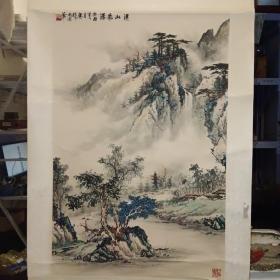 画家朱庆礼画作（手绘国画山水画作品，）