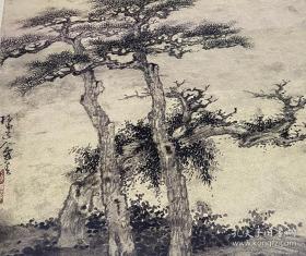 “中国历代绘画珍本”5幅，散页装帧，超大画幅，长度97cm-146cm，独立卷筒装，汇集“元四家”黄公望《九峰雪霁图》、王蒙《葛稚川移居图》、吴镇《洞庭渔隐图》、倪瓒《秋亭嘉树图》和曹知白《雪山图》