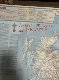 老旧地图 英文版 英国和爱尔兰