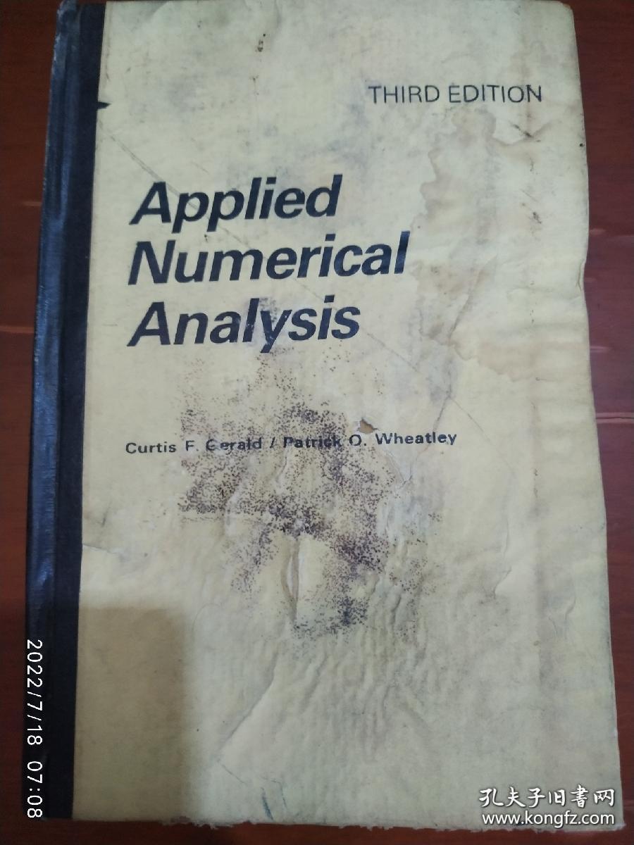 Applied Numerical Analysis （应用数值分析 第3版）英文版