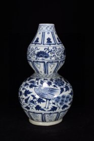 《精品放漏》青花葫芦瓶——元代瓷器收藏