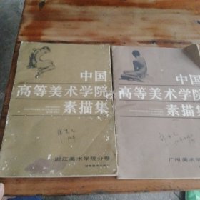 中国高等美术学院素描集（两本