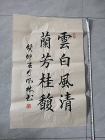 藁城书法名人武风林老师作品～云白
