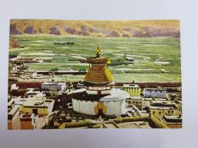 西藏日喀则老明信片