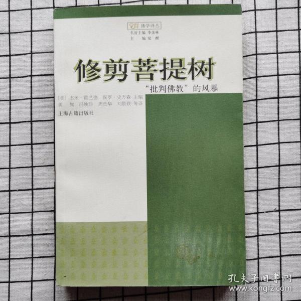 修剪菩提树：“批判佛教”的风暴