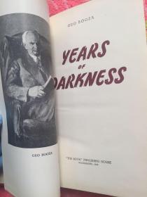 Years Of Darkness(具体语种看图；实物拍照