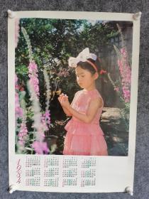 4开1984年年历画女孩