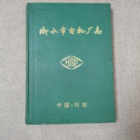 衡水市电机厂志   1975.2—1994.6第一卷