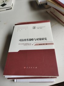 司法改革战略与对策研究（司法学研究丛书）