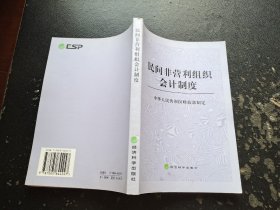 民间非营利组织会计制度（正版现货，内页无字迹划线）