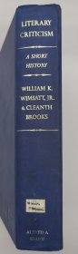 Literary Criticism :A Short History 西洋文学批评史（文学批评简史），新批评派大家名作，钱钟书称赞写的好