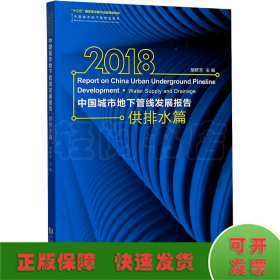 2018中国城市地下管线发展报告 供排水篇