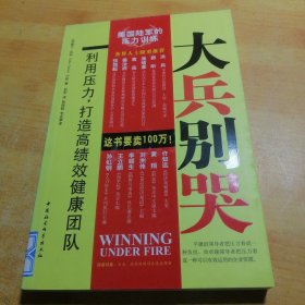 大兵别哭：利用压力，打造高绩效健康团队