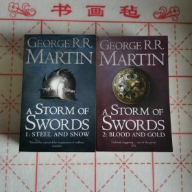 A Storm of Swords: 2 Blood and Gold (A Song of Ice and Fire, Book 3, Part 2)（两册合售）