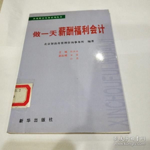 做一天薪酬福利会计——企业财会实务系列丛书