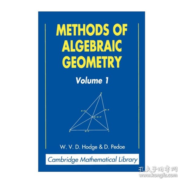 MethodsofAlgebraicGeometry:Volume1(CambridgeMathematicalLibrary)