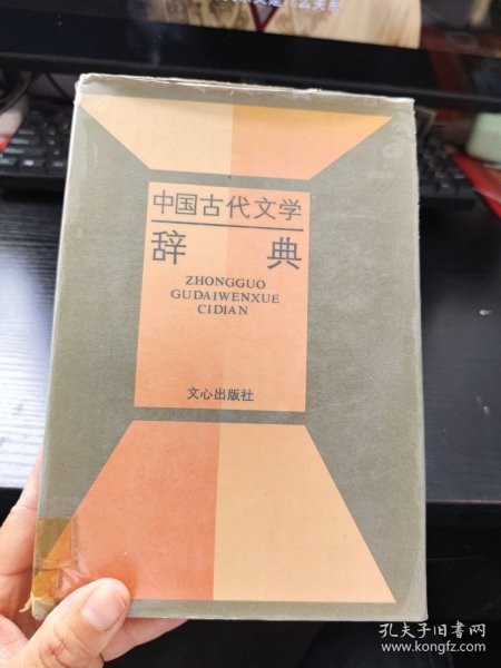 中国古代文学 辞典 精装品如图