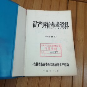 矿产评价参考资料（64开塑封）