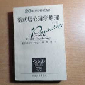 格式塔心理学原理（下册）