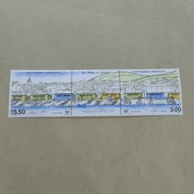 B602圣皮埃尔和密克隆邮票2000年 海岸风光长条票 新 过桥 2全