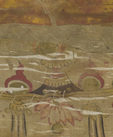 敦煌莫高窟第17窟南无大圣地藏菩萨像（唐）1919-0101-0-125。纸本大小37.47*93.79厘米。宣纸艺术微喷复制。