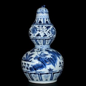 元青花葫芦瓶54/29厘米
