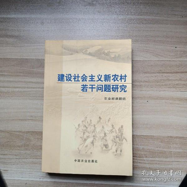 建设社会主义新农村若干问题研究