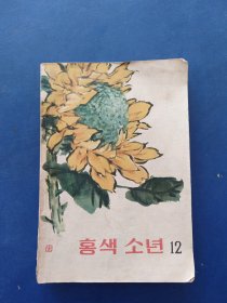 ［朝鲜文］红色少年12 一版一印内页干净无写划，后封皮有折痕看图