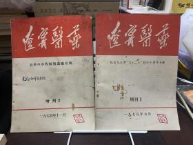 辽宁医药 纪念毛主席“六·二六”指示十周年专辑 1975年7月增刊1 农村中草药制剂选编专辑 1975年11月增刊2