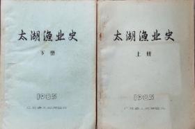 太湖渔业史（上下全铅字印刷）